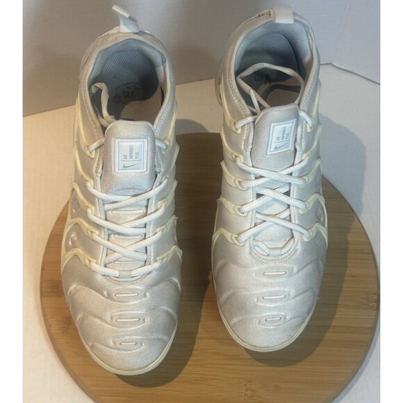 Nike Air VaporMax Plus “Triple White” (924453-100) 2020 Men’s Size 11 - Picture 3 of 8